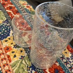 Tall And Short Candle Holders