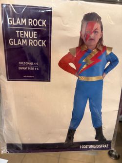 Glam rock kid’s Halloween costume