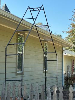 Copper metal trellis