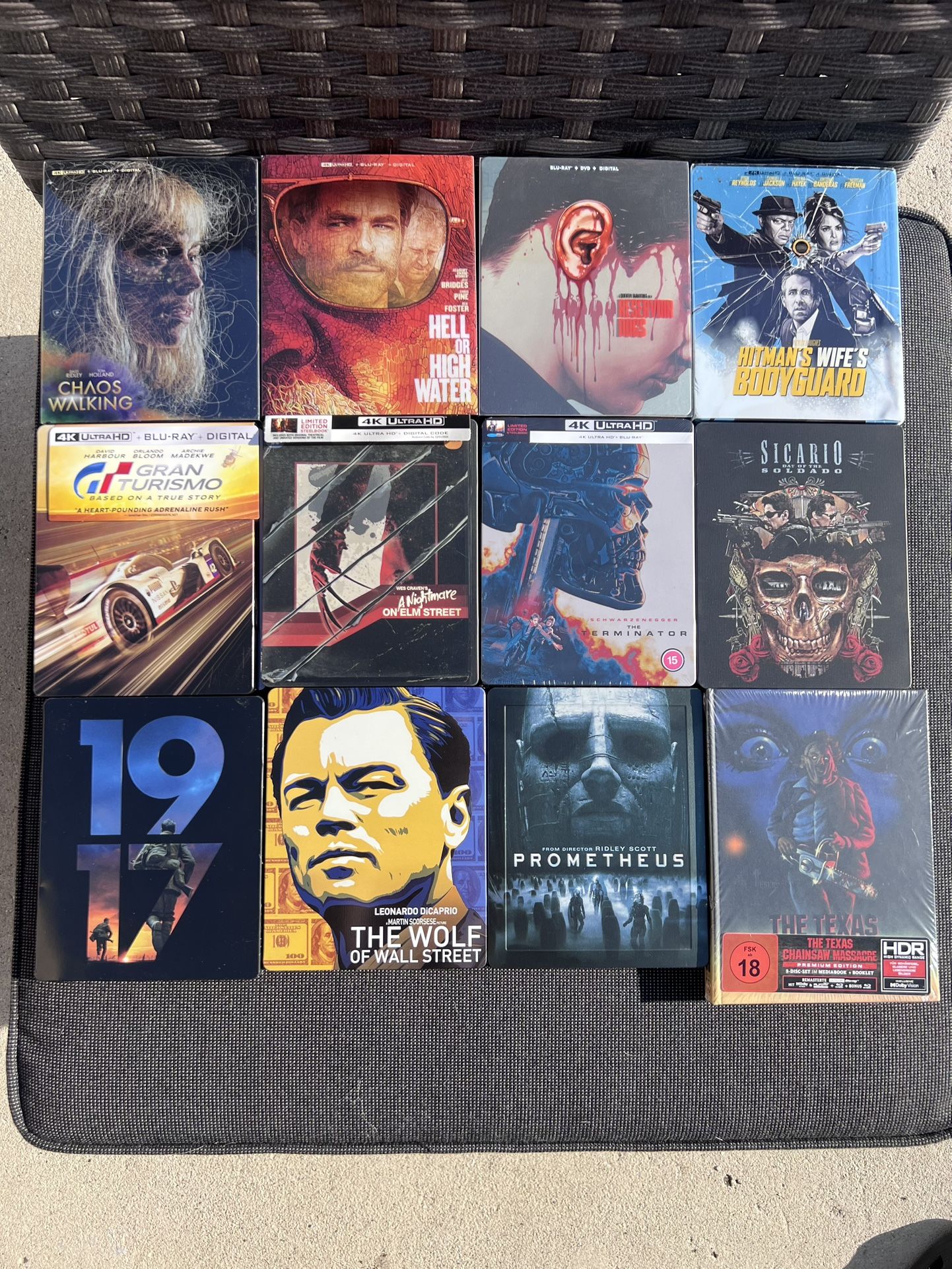 4K & Blu Ray Movie Steelbooks