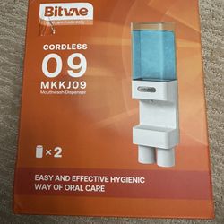 Brand New Mouthwash Dispenser Cordless