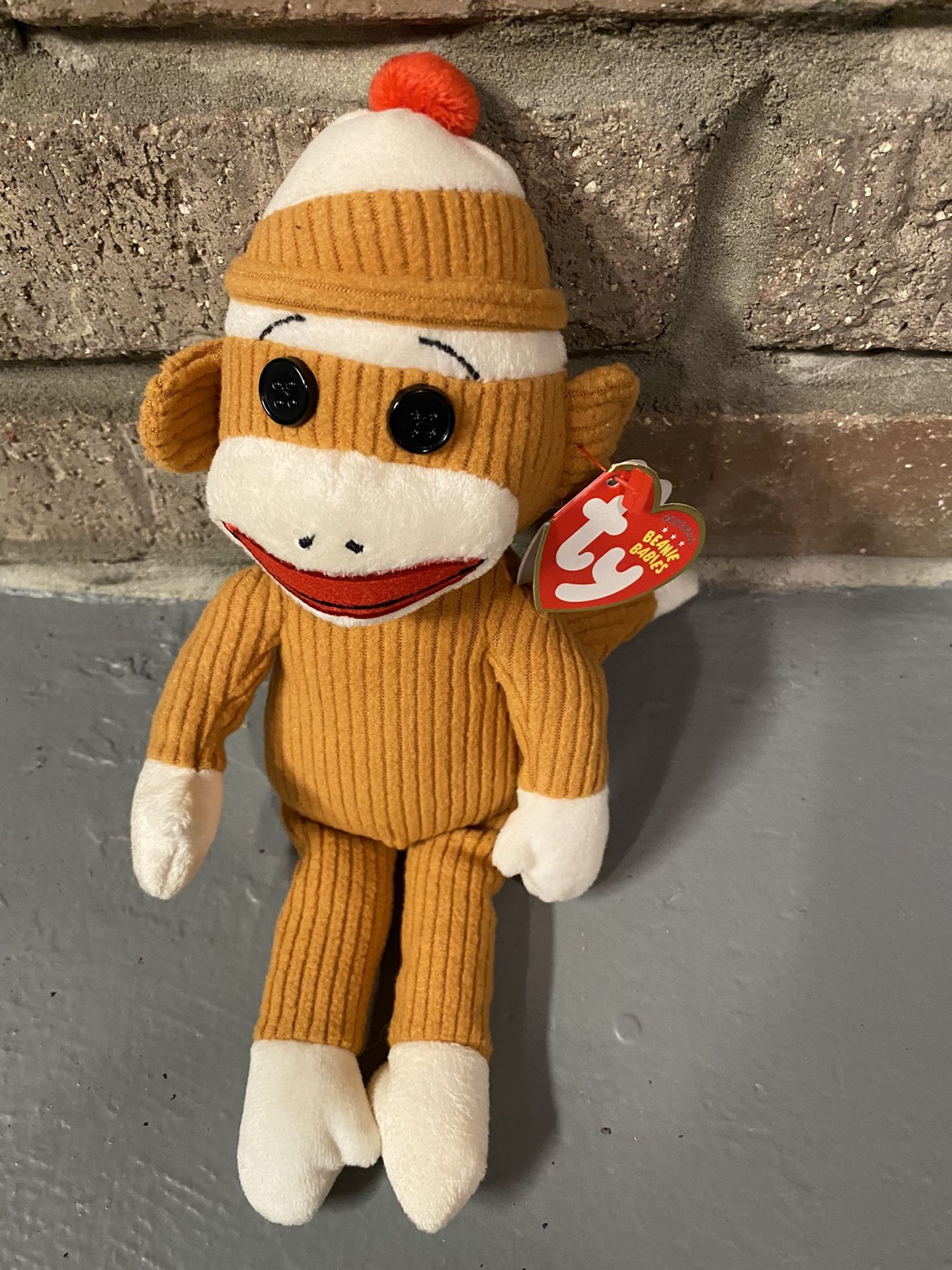 The Beanie Babies Collection Socks The Sock Monkey 