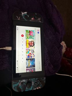nintendo switch and games lot