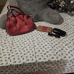 Coach Purse, Matching Wallet And Sunglasses
