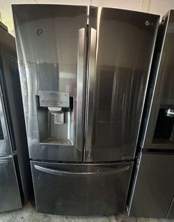 LG French Door Fridge – Black Stainless, Ice & Water