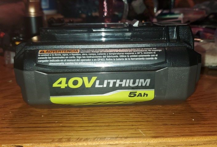 New Ryobi 5 Amp Battery