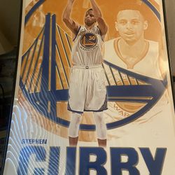STEPHON CURRY FRAMED POSTER