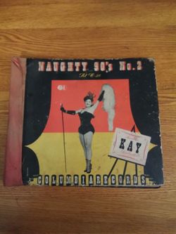 Naughty 90's No. 2 - Beatrice Kay Soubrette, Set C-36, Vintage 78 RPM Shellac Records