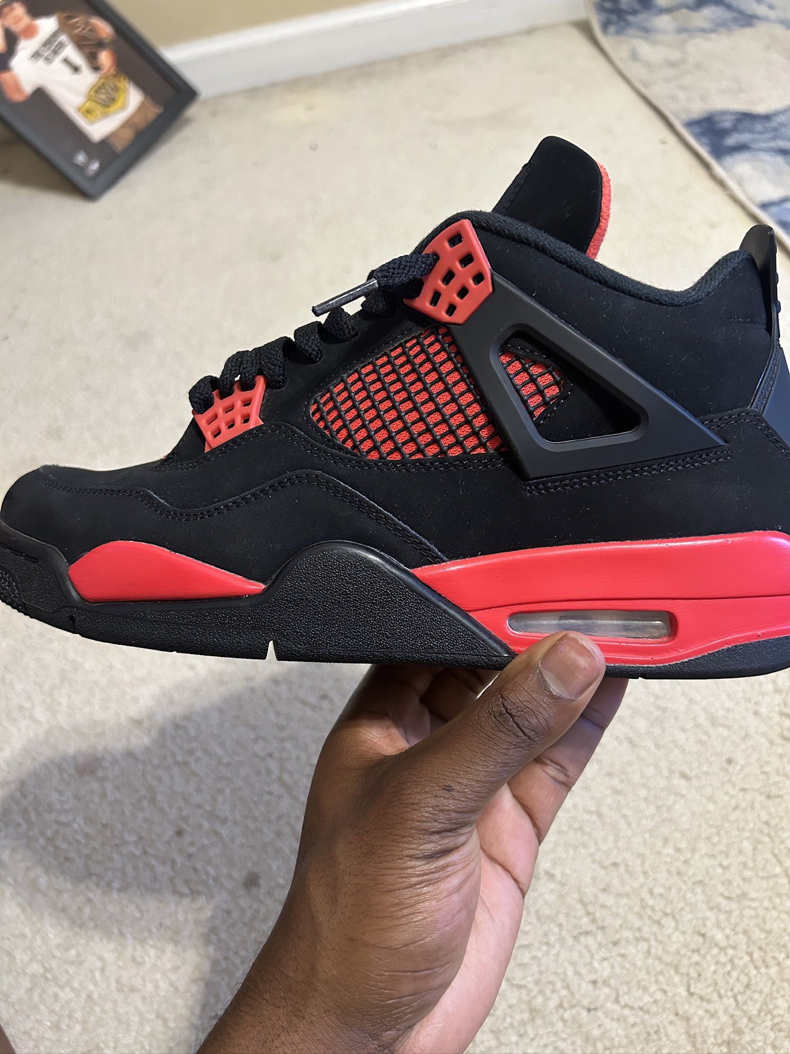JORDAN 4 RETRO RED THUNDER