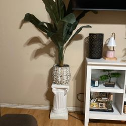 Fake Plant And Stand 