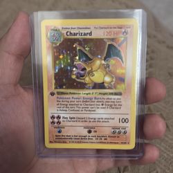 Charizard shadowless 1st edition base set holo