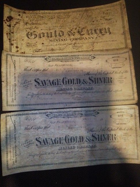 Capitol Stock Notes...$25