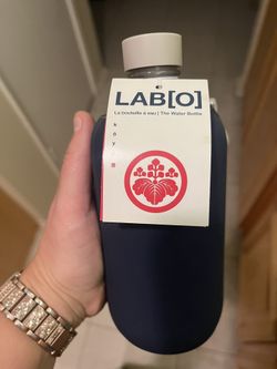 Glass Water lab O Bottle