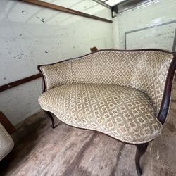 Vintage chair Set Antique 