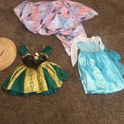 Elsa And Ana Dress 2t-3t