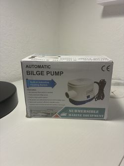 Automatic Bilge Pump 1100 GPH – 12V Marine Water Pump – NEW