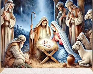 Nativity / Nacimento backdrop Vinyl 