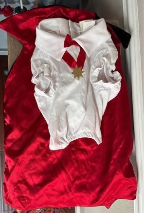 Dog Costume Fits L Dracula Vampire just $5 xox