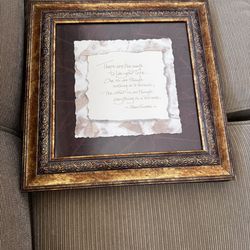 Inspirational Framed Art