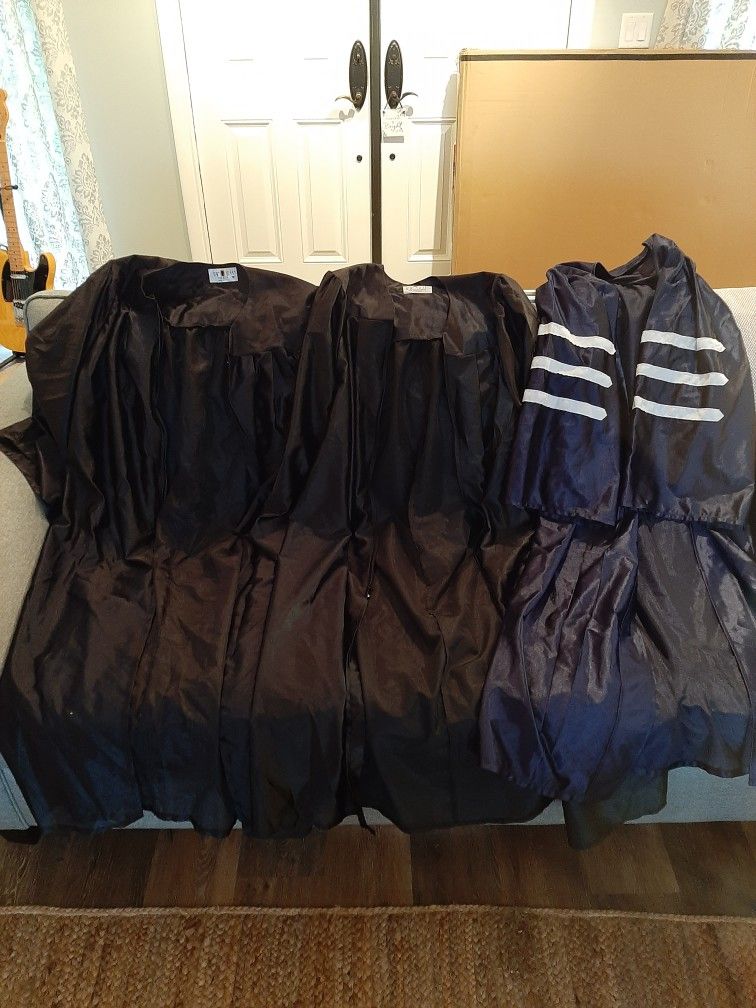 Graduation Gowns And Mortarboards