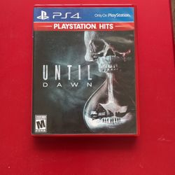 Until Dawn PS4 Like New!