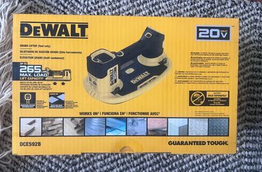 NEW DeWalt 20v Max Grabo Lifter + 5aH battery- DCE592BO