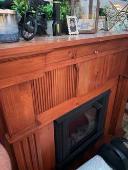 Electric heater/chimney