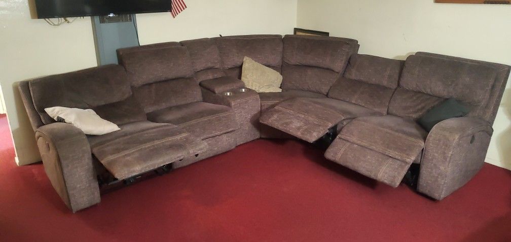 Beautiful Sectional Reclining Sofa