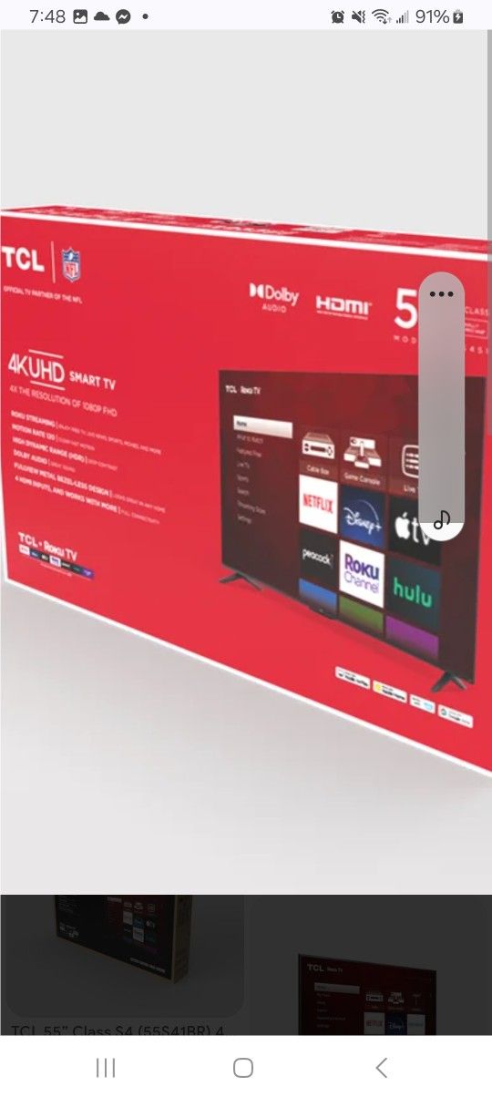 Tcl Roku TV 55 Inch