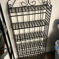 6 Tier Black Antique Like Stand