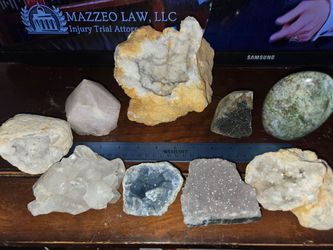 Crystal Geode Lot ($200 Value) SEE PICS
