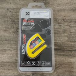 Xena XXZ6L Disc Lock Alarm Yellow -  For Motorcycles NEW