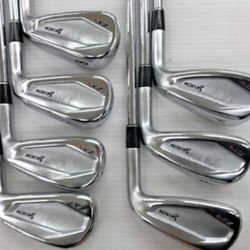 Golf Dunlop Srixon right hand regular flex iron shaft set ZX4 (4-9) PW