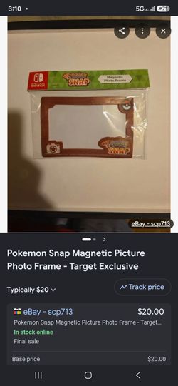 Pokemon magnetic picture holder