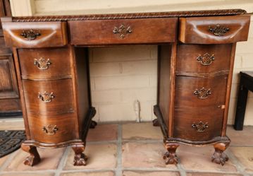 Wood desk