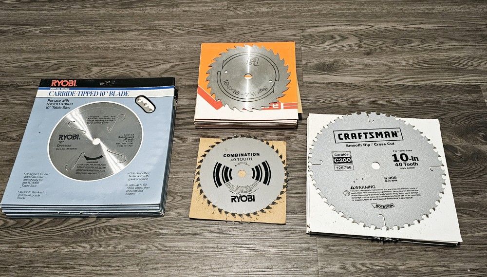 Brand New Lot Of Circular Saw Blades