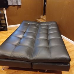 Leather Sofa/Bed