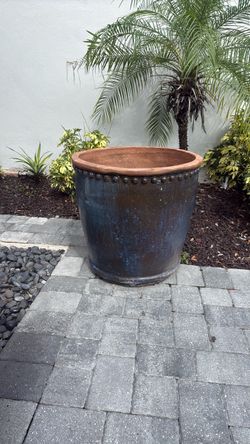 XXL terracotta pot 28x28