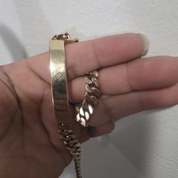 Gold Bracelet  . 14k Solid