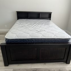Queen Bookcase Bed And Mattress