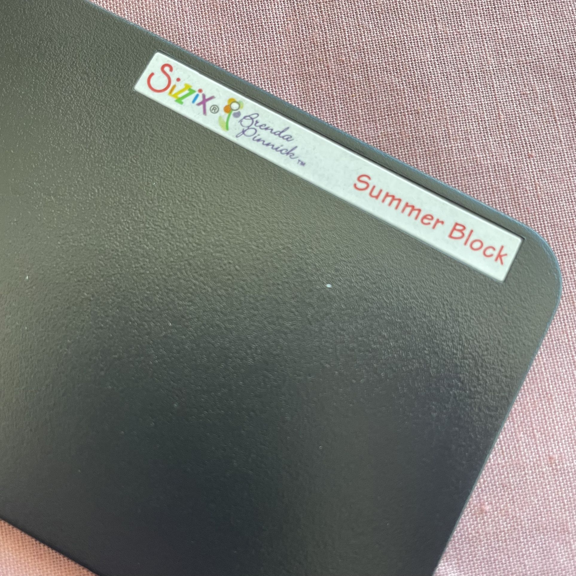 Sizzix Alphabet Strip Die “Summer Block” Cuts All 26 Letters At Once