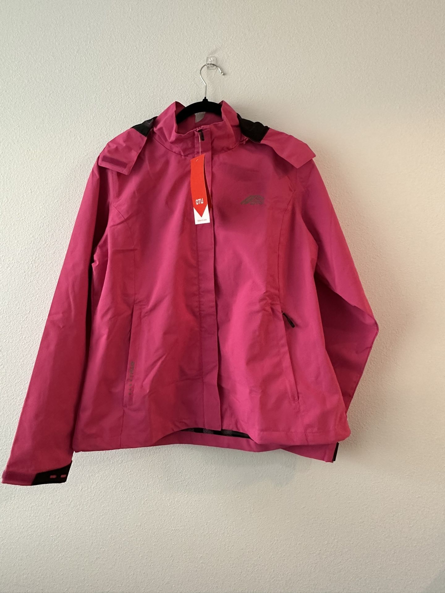 Women's Waterproof Rain Jacket Outdoor Lightweight Hooded Raincoat for Hiking Travel
