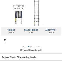 16 Feet Heavy Duty Telescope Ladder