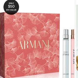 New Armani 2pc Gift Set Aqua De Gio & MayWay(Pick Up Alief)