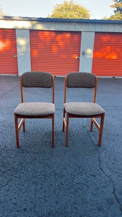 Mid-Century Modern Dining Chairs Set of 2
