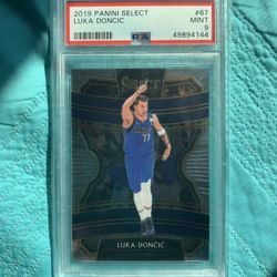 Luka Doncic Concourse PSA Mint 9 Select Basketball 2019-2020 Panini NBA 🏀