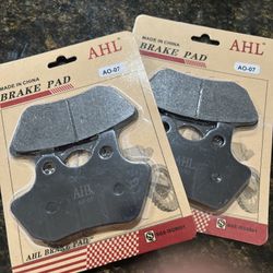 AHL AO-07 Motorcycle Breakpads Front And Rear 