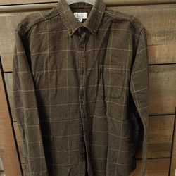 Men's Flannel Shirts Rainforest And Croft And Barrow Flannel Shirt