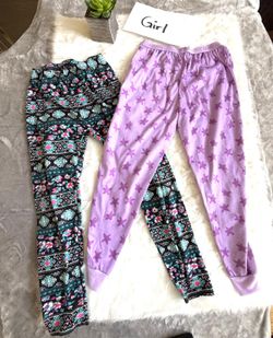 Calvin Klein Girls Pajama Pants Set - Size XS (4-6)/8