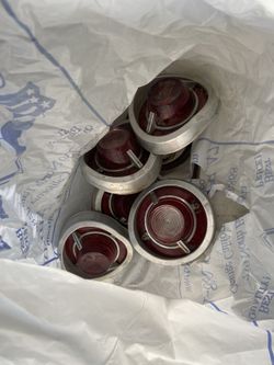 Rear tail lights & Housing for 1962 Chevy Impala OEM